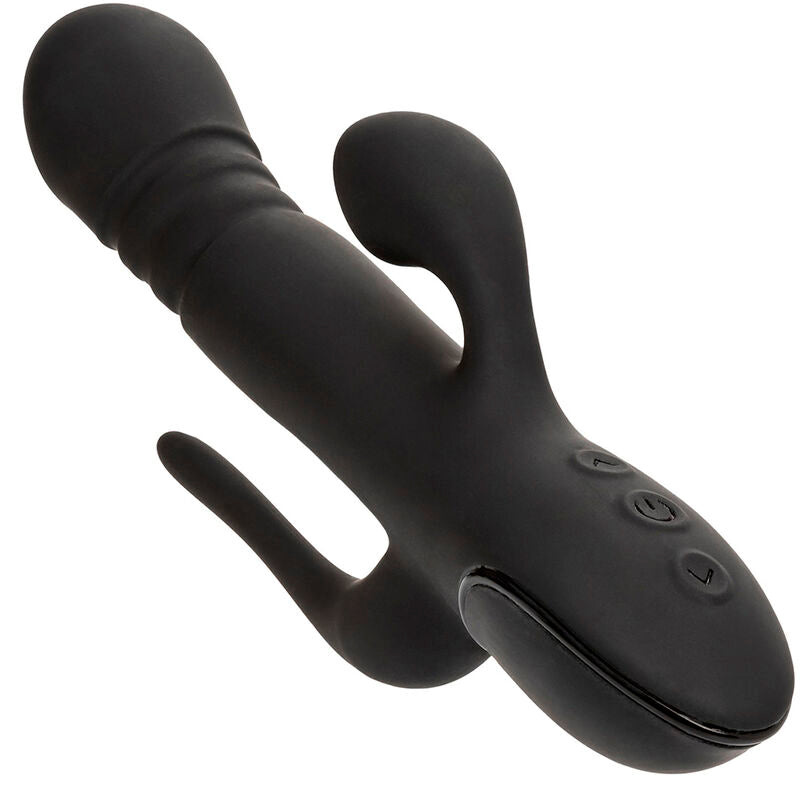 CALEXOTICS - VIBRÁTOR TROJITÝ EUPHORIA ČERNÁ