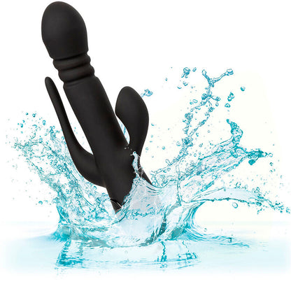 CALEXOTICS - VIBRÁTOR TROJITÝ EUPHORIA ČERNÁ