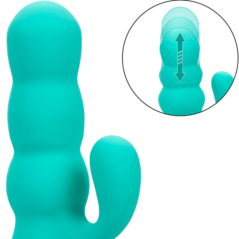 CALEXOTICS - DEL MAR DIVA VIBRATOR RABBIR AQUA GREEN OD CALIFORNIA DREAMING