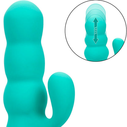 CALEXOTICS - DEL MAR DIVA VIBRATOR RABBIR AQUA GREEN OD CALIFORNIA DREAMING