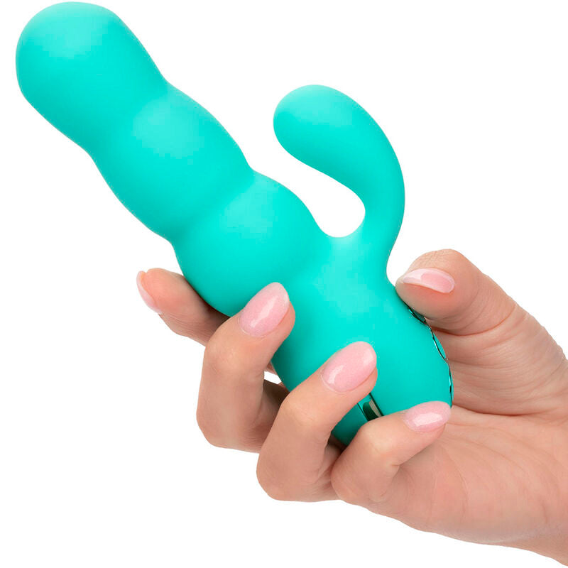 CALEXOTICS - DEL MAR DIVA VIBRATOR RABBIR AQUA GREEN OD CALIFORNIA DREAMING