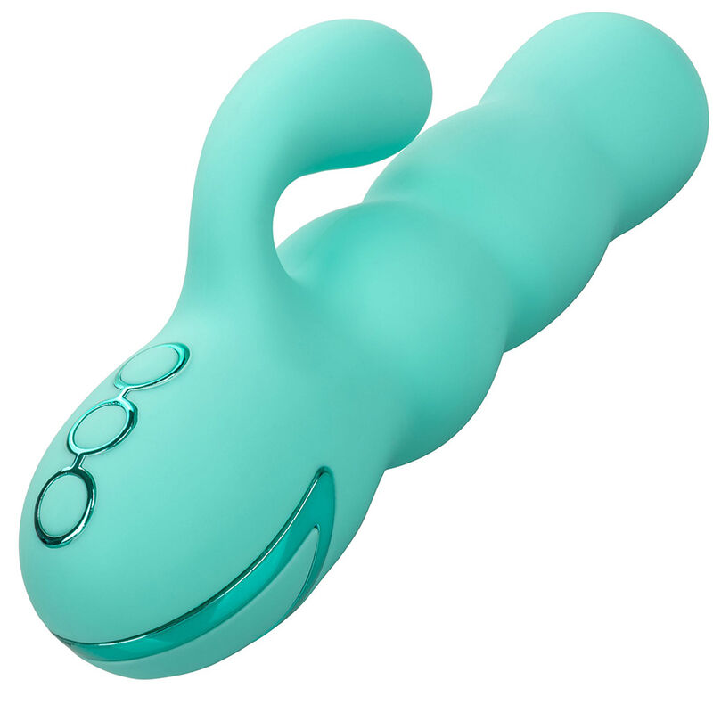CALEXOTICS - DEL MAR DIVA VIBRATOR RABBIR AQUA GREEN OD CALIFORNIA DREAMING