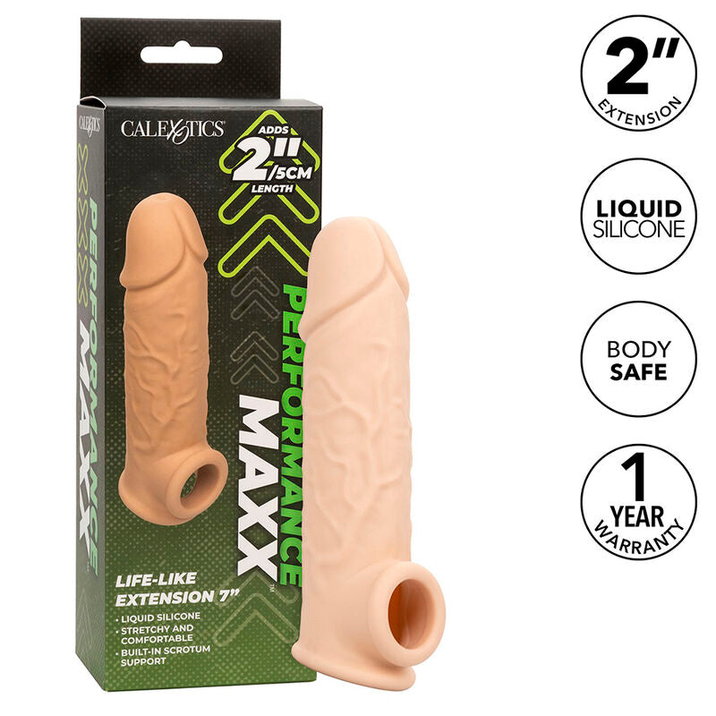 CALEXOTICS - PERFORMANCE MAXX REAL-LIKE EXTENSION 7 SVĚTLÁ PLEŤ