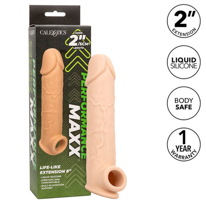 CALEXOTICS - PERFORMANCE MAXX REAL-LIKE EXTENSION 8 SVĚTLÁ PLEŤ