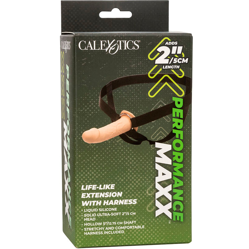 CALEXOTICS - PERFORMANCE MAXX REAL-LIKE PRODLOUŽENÍ S POSTROJEM PRO SVĚTLOU PLEŤ