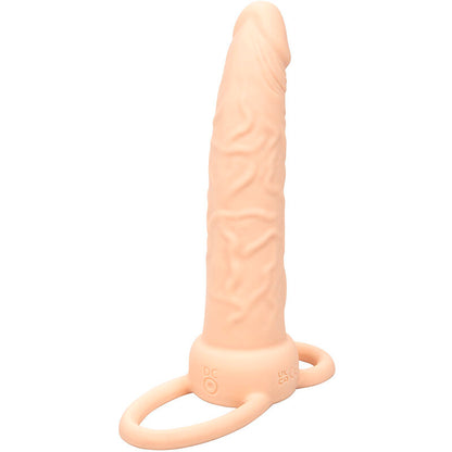 CALEXOTICS - PERFORMANCE MAXX DOBÍJECÍ DVOJITÝ PENETRATOR SVĚTLÁ POKOŽKA