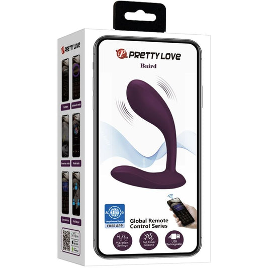 PRETTY LOVE - BAIRD G-SPOT 12 VIBRACÍ, DOBÍJECÍ, LILA APLIKACE