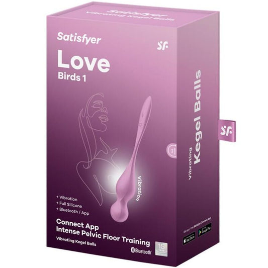 SATISFYER - VIBRAČNÍ KEGELOVY KOULEČKY LOVE BIRDS RŮŽOVÉ