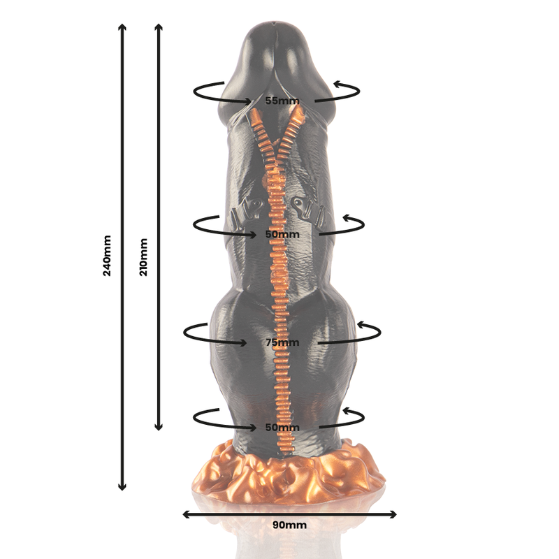 EPICKÉ - DEIMOS DILDO SÍLA EXTÁZE