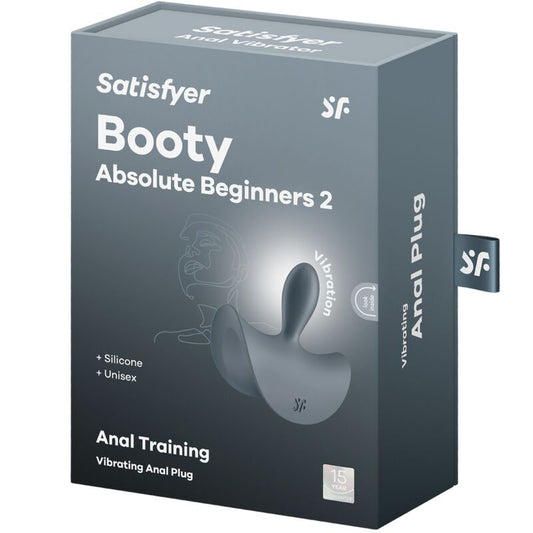 SATISFYER - BOOTY ABSOLUTE BEGINNERS 2 ANÁLNÍ KOLÍK VIBRAČNÍ UNISEX ČERNÝ