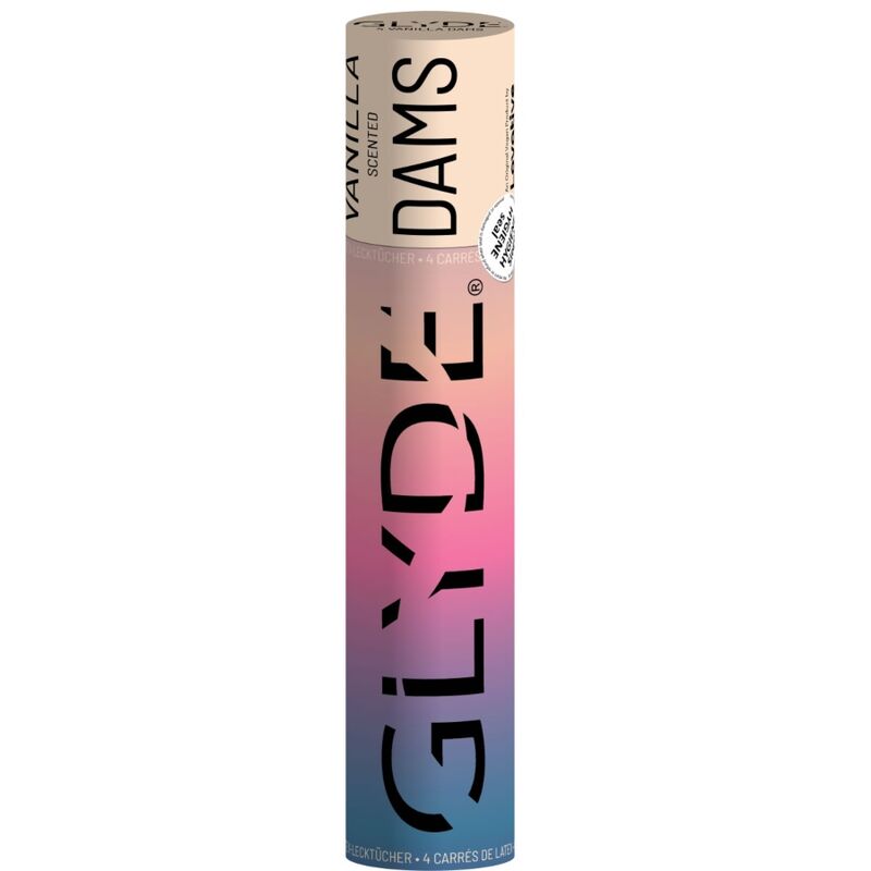 SHEER GLYDE - DAMS LAMINAS LATEXOVÉ ORÁLNÍ SEX VANILKA
