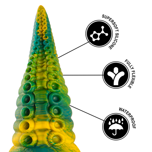 EPIC - CETUS GREEN TENTACLE DILDO MALÁ VELIKOST