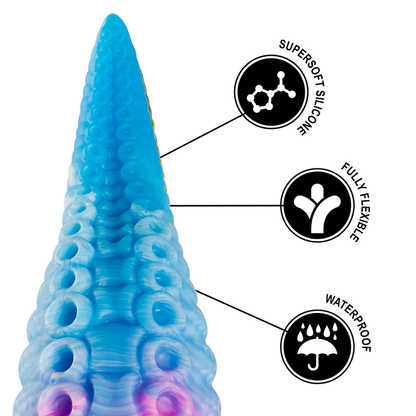 EPIC - PHORCYS MODRÉ CHAPADLOVÉ DILDO MALÉ VELIKOST