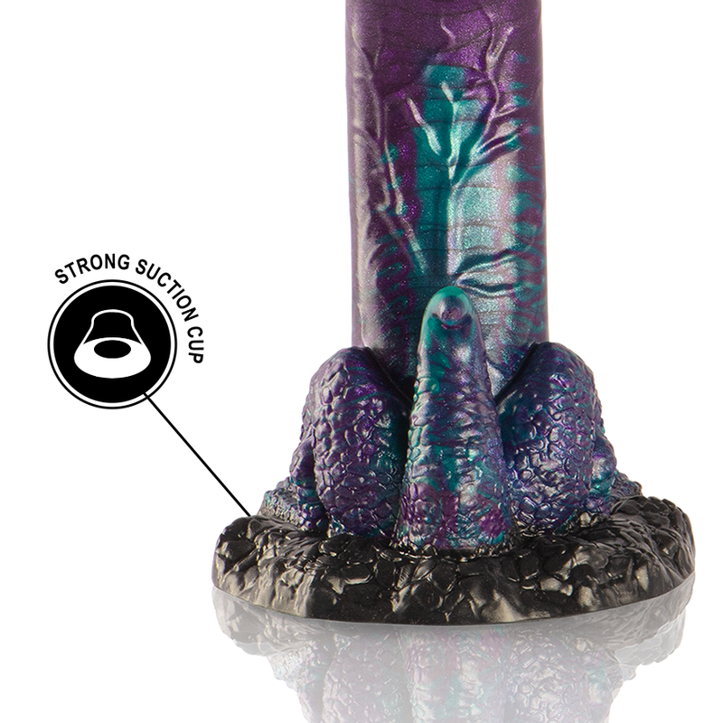 EPICKÉ - DVOJITÉ ŠUPINITÉ DILDO BASILISK, MALÁ VELIKOST