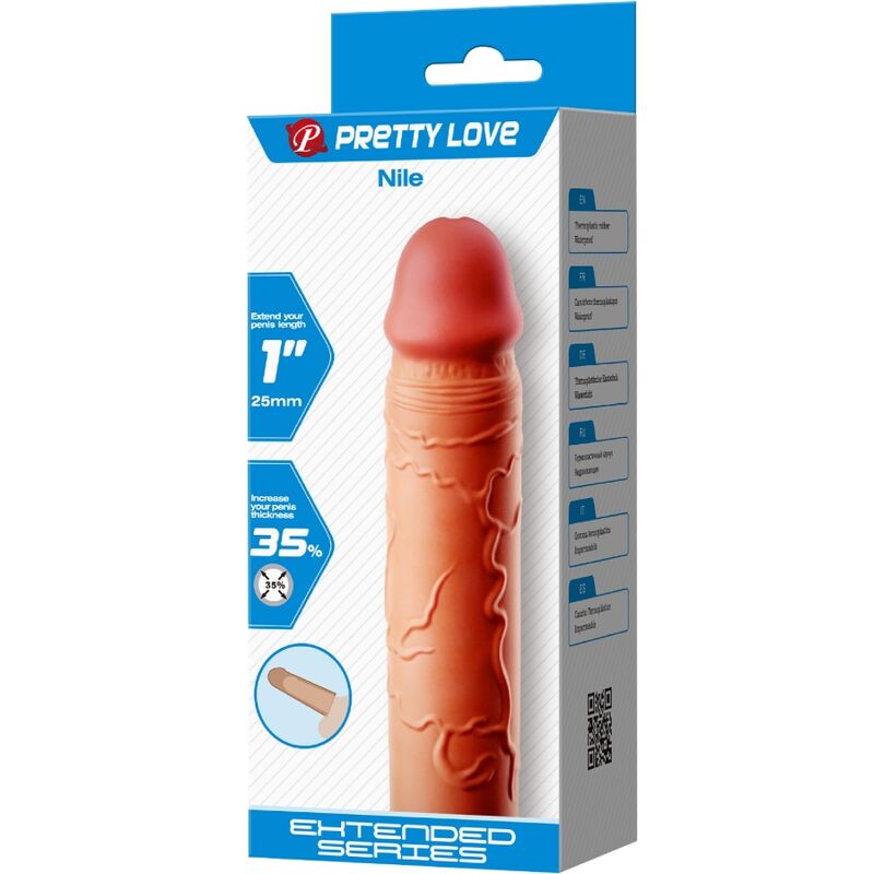 PRETTY LOVE - NILE PENIS EXTENDER KRYT Z TĚLA