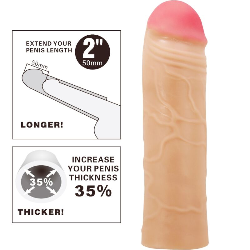 PRETTY LOVE - NÁVLEK NA PENIS CHANE FLESH