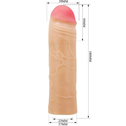 PRETTY LOVE - NÁVLEK NA PENIS CHANE FLESH