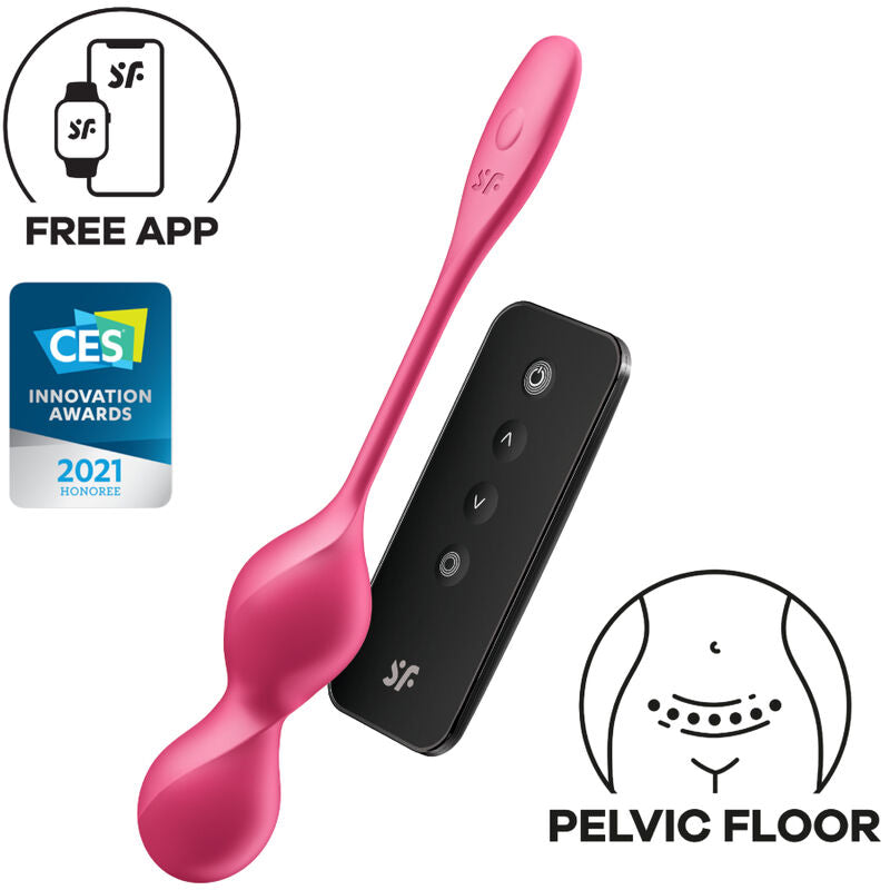 SATISFYER - LOVE BIRDS 2 VIBRAČNÍ KEGELOVY KOULE + APLIKACE ZDARMA