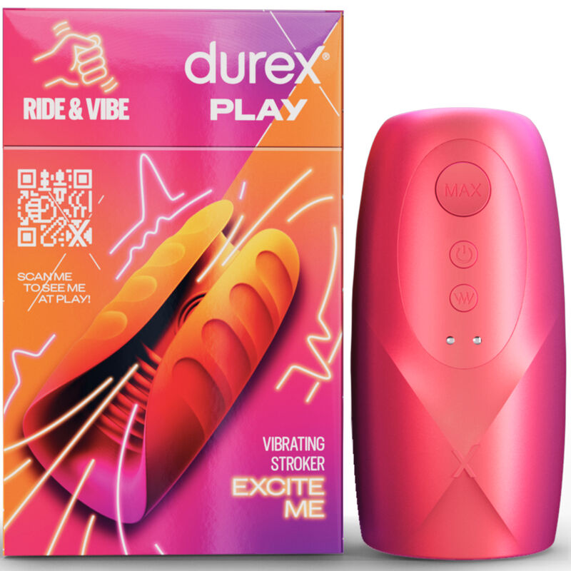 DUREX - VIBRÁTOR S JAKOSTI A VIBRACEMI, MASTURBÁTOR