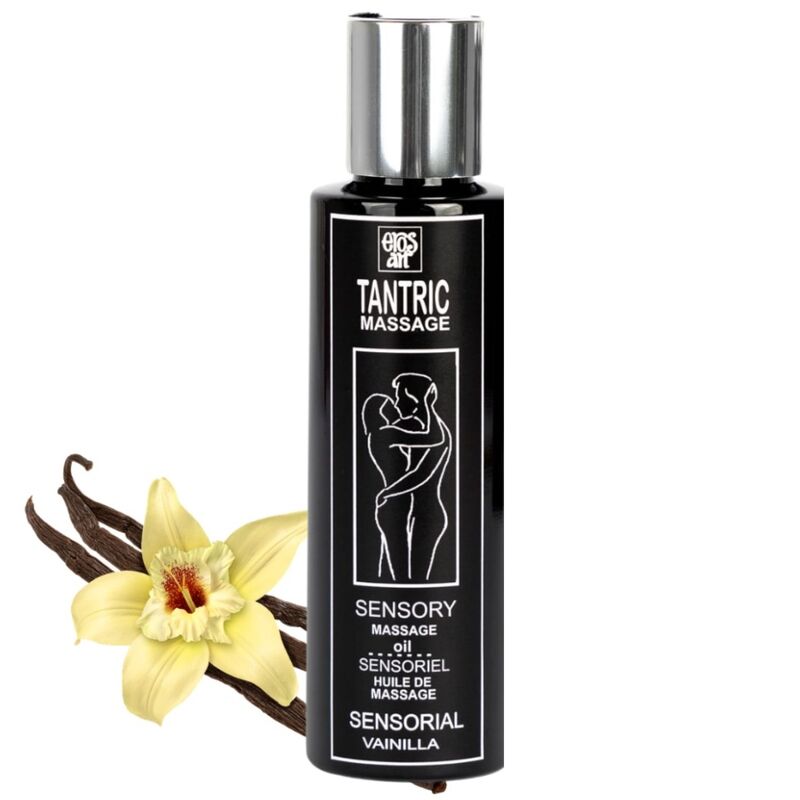 EROS-ART - PŘÍRODNÍ TANTRICKÝ MASÁŽNÍ OLEJ A AFRODIZIAKUM VANILKA 100 ML