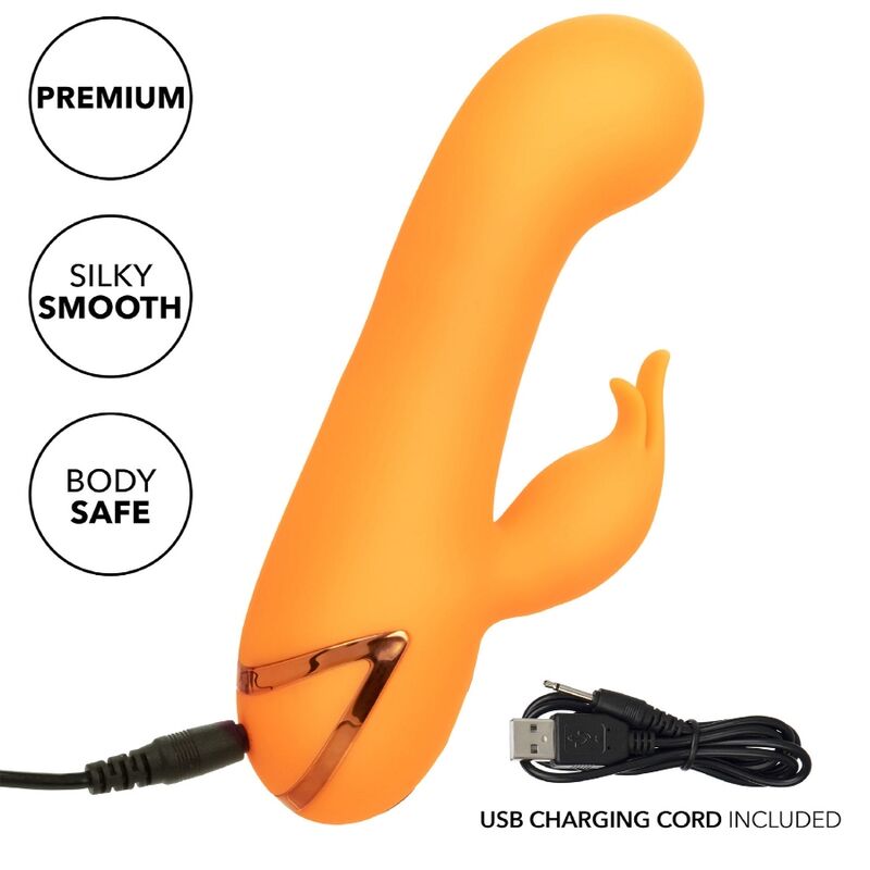 CALEXOTICS - VIBRAČNÍ KOLÍK MONTECITO MUSE RABBIT ORANGE OD CALIFORNIA DREAMING