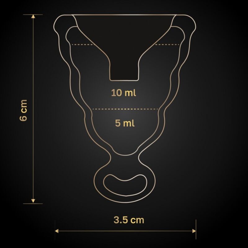 G-VIBE - GCUP ČERNÝ MENSTRUAČNÍ KAŠÍLEK