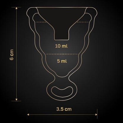 G-VIBE - GCUP ČERNÝ MENSTRUAČNÍ KAŠÍLEK