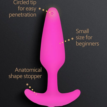 G-VIBE - GPLUG VIBRAČNÍ ZÁVĚR ANÁLNÍ XS FUCHSIOVÁ