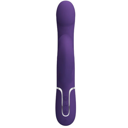 PRETTY LOVE - ZALIN RABBIT VIBRATOR PEARLS 4 V 1 FIALOVÉ