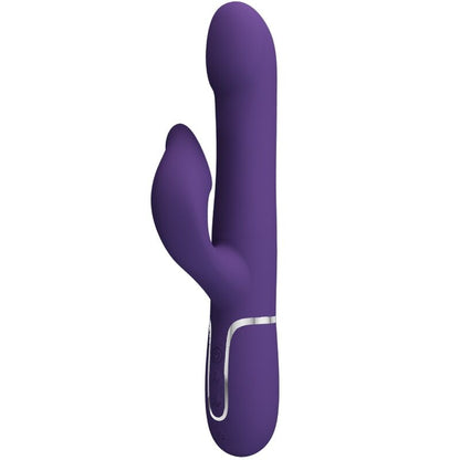PRETTY LOVE - ZALIN RABBIT VIBRATOR PEARLS 4 V 1 FIALOVÉ