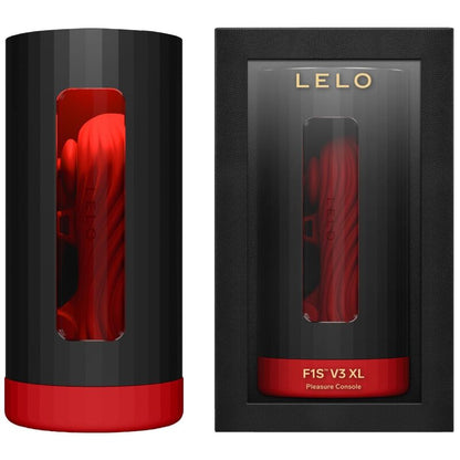 LELO - F1S V3 PÁNSKÝ MASTURBATOR ČERVENÝ XL