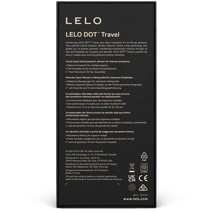 LELO - Cestovní stimulátor klitorisu Dot fialový