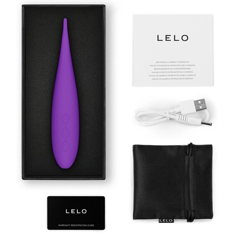 LELO - Cestovní stimulátor klitorisu Dot fialový