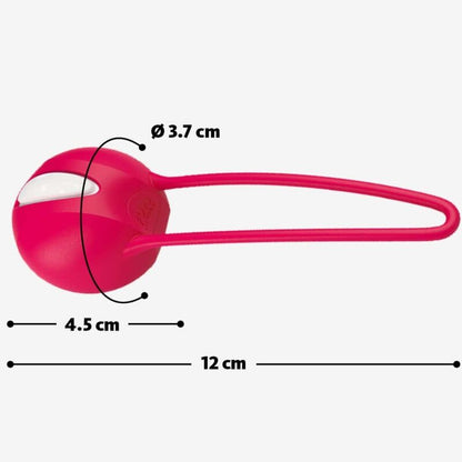FUN FACTORY - SMARTBALL UNO PELVIC BALL BÍLÁ / PASTELOVĚ ŠIROKOČÁ