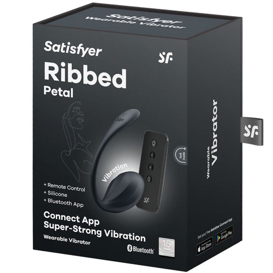 SATISFYER - STIMULÁTOR BODŮ G S VÝRAZNÝM KLÍČKEM, DÁLKOVÉ OVLÁDÁNÍ, ČERNÁ, BEZPLATNÁ APLIKACE
