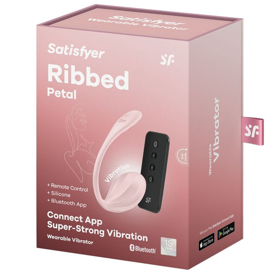 SATISFYER - STIMULÁTOR BODŮ G S VÝRAZNÝMI OKVĚTNÍMI LÍSTKY S DÁLKOVÝM OVLÁDÁNÍM APLIKACE ROSE BEZPLATNÁ