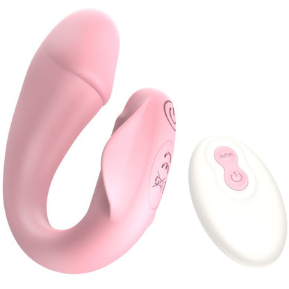 ARMONY - FRESHFUN CICI STAP-ON VIBRÁTOR S DÁLKOVÝM OVLÁDÁNÍM A APLIKACÍ, 10 VIBRACÍ, RŮŽOVÁ
