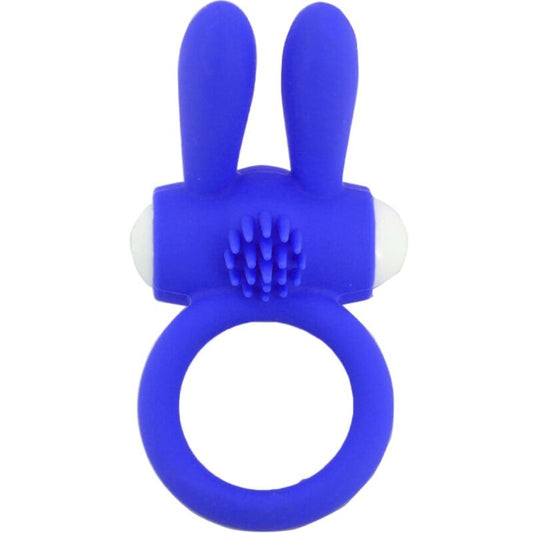 ARMONY - MR BUNNY VIBRAČNÍ KROUŽEK SILIKONOVÝ MODRÝ