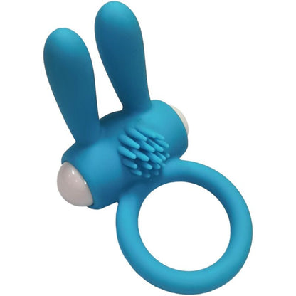 ARMONY - MR BUNNY VIBRAČNÍ KROUŽEK SILIKONOVÝ ČERNÝ
