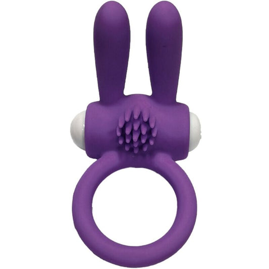 ARMONY - MR BUNNY VIBRAČNÍ KROUŽEK SILIKONOVÝ FIALOVÝ