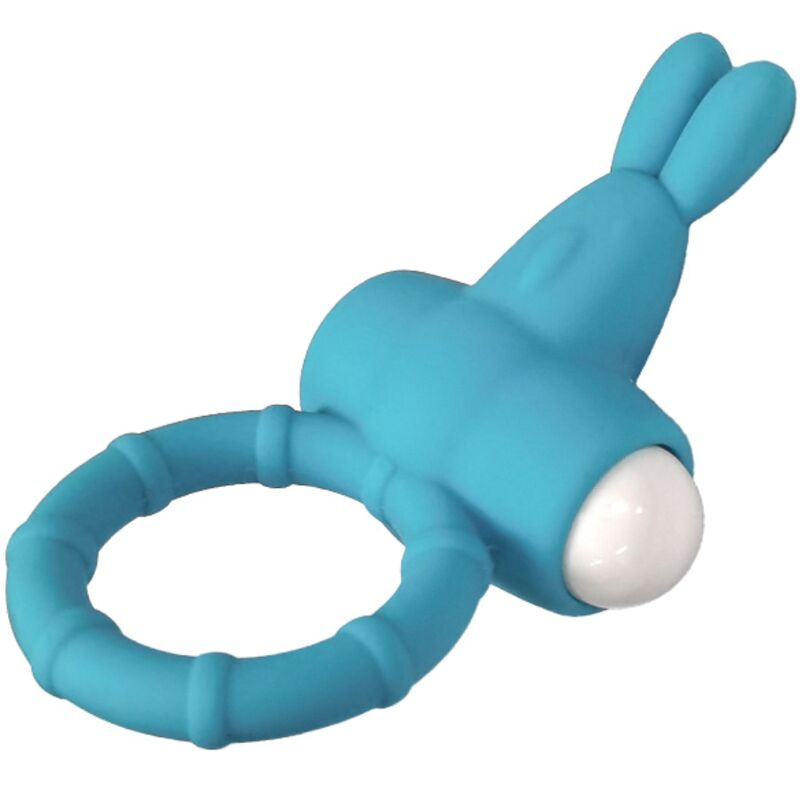 ARMONY - SILIKONOVÝ VIBRAČNÍ KROUŽEK MS BUNNY, ZELENÝ