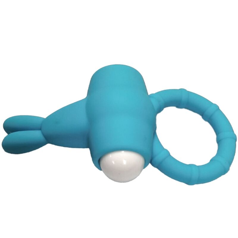 ARMONY - SILIKONOVÝ VIBRAČNÍ KROUŽEK MS BUNNY, ZELENÝ