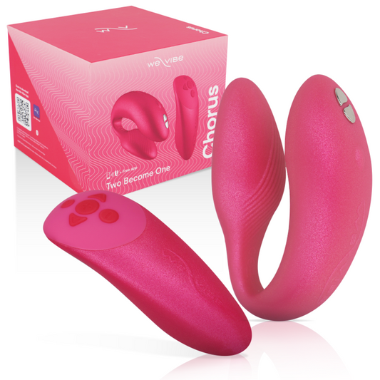WE-VIBE - CHORUS VIBRÁTOR PRO PÁRY S OVLÁDÁNÍM STISKNUTÍ RŮŽOVÝ