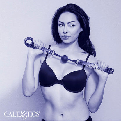 CALEXOTICS - NOČNÍ RUBÍK S KULIČKAMI, SILIKONOVÝ, ČERNÝ