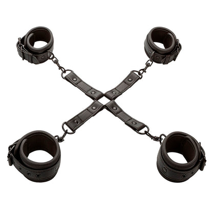 KALEXOTIKA - NOCTURNAL HOG TIE KONEKTOR CUERO AJUSTABLE ČERNÁ