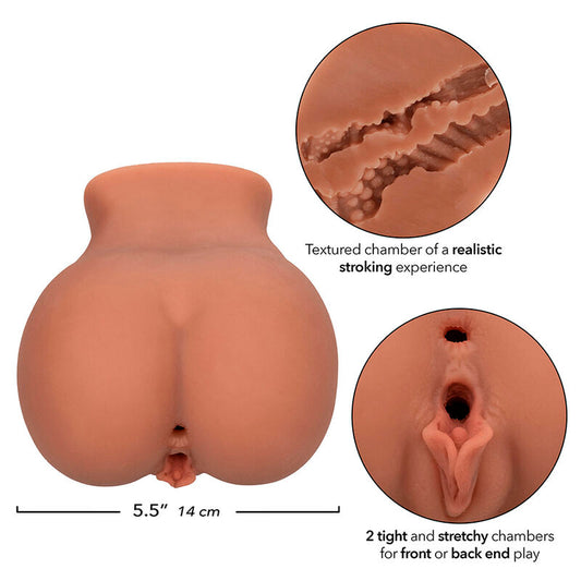 CALEXOTICS - DVOJITÝ REALISTICKÝ MASTURBÁTOR THE ROLLER BABE FLESH