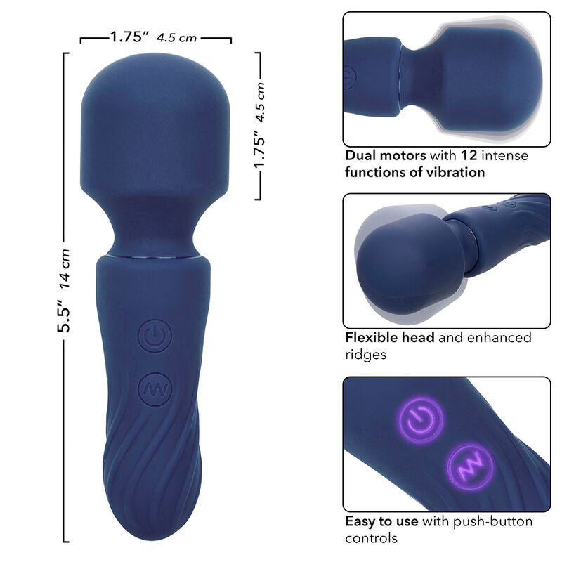 CALEXOTICS - MASÁŽNÍ PŘÍSTROJ CHARISMA CHARM 12 FUNKCÍ FIALOVÝ