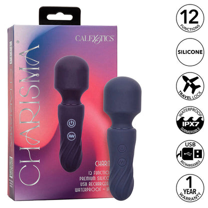CALEXOTICS - MASÁŽNÍ PŘÍSTROJ CHARISMA CHARM 12 FUNKCÍ FIALOVÝ