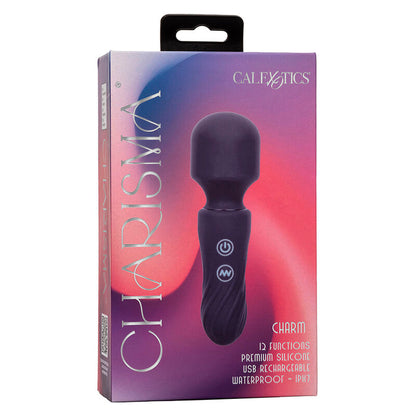 CALEXOTICS - MASÁŽNÍ PŘÍSTROJ CHARISMA CHARM 12 FUNKCÍ FIALOVÝ