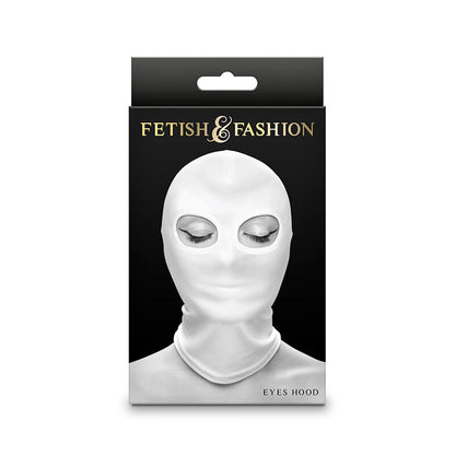 NS NOVELTIES - FETISH &amp; FASHION EYES KAPUCA, BÍLÁ NYLONOVÁ